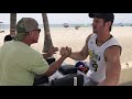 BEACH ARM WRESTLING TRAINING PART 3 #hollywoodbeach #armwrestling #armsport