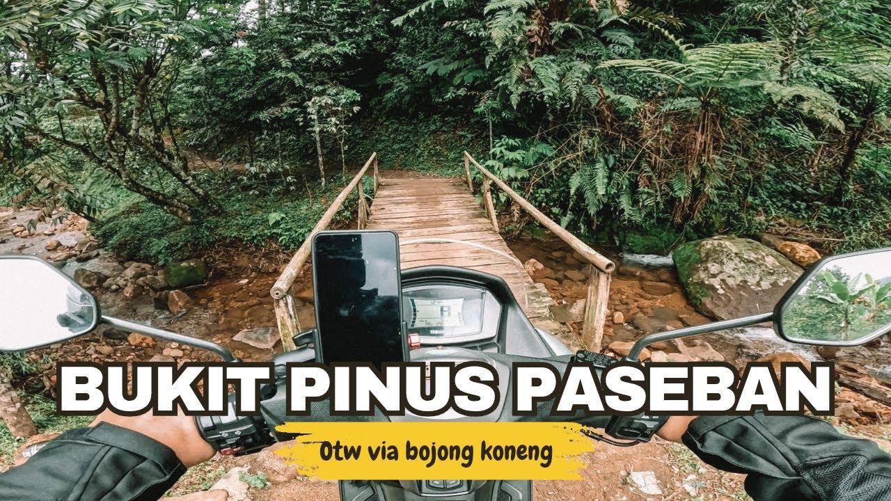 KONDISI TERKINI JALAN MENUJU BUKIT PINUS PASEBAN VIA BOJONG KONENG