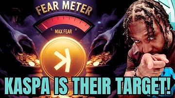 KASPA ACCUMULATION WAVE! Institutions BUYING Heavy While Retail Panics