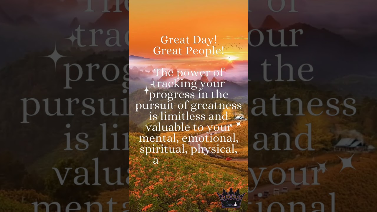 Track your progress and celebrate your wins. 