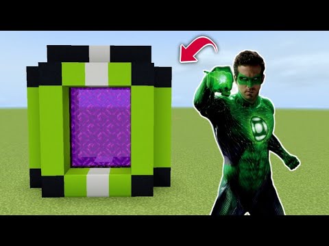 Membuat Portal Green Lantern ~ Minecraft PE