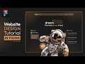 Website UI/UX Design Tutorial || DVxUI || Figma Website Design