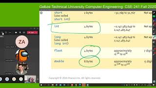 FALL 2020 CSE241 2020 10 12 Chapter 1 Console IO, operators, new types