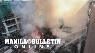 Fire razed residential area in Malate, Manila