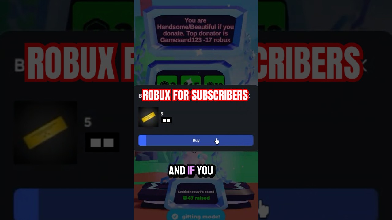 Раздача ROBUX подписчикам! (День 7)