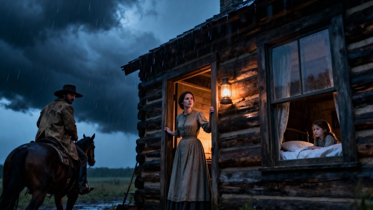Widow's Daughter Was Sick With Fever — Rancher Rode Through the Storm to Bring the Doctor.