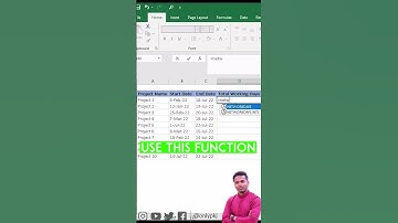 calculate days excluding weekends