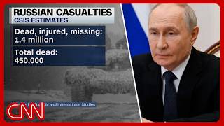 1.4M casualties: Russia is 'losing at historical numbers'