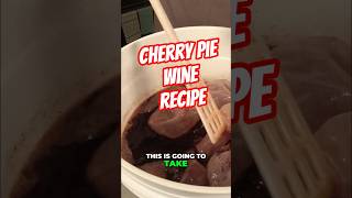 Cherry Pie Wine Fermentation  7 14 Day Process #wine #winelovers #howto #recipe screenshot 2
