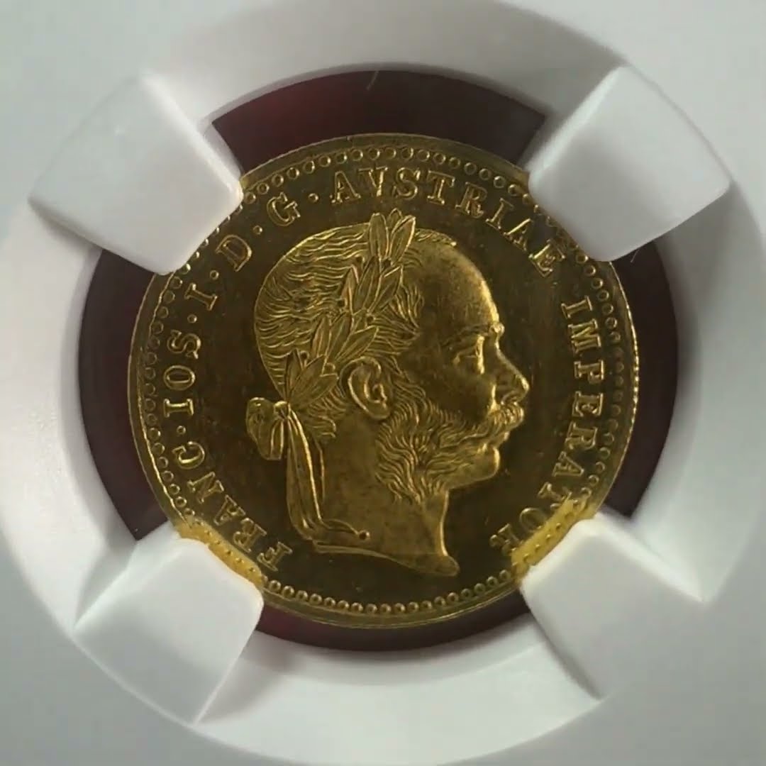 販売中】1891年 オーストリア フランツ・ヨーゼフ1世 1ダカット金貨