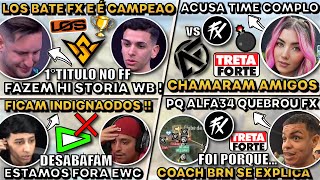 LOS FAZ HISTORIA CAMPEAO ! PQ ALFA34 QUEBROU o FX ? CORINGA/BAK FICAM INDIGNADOS ! ALEMAZE ACUS0U !