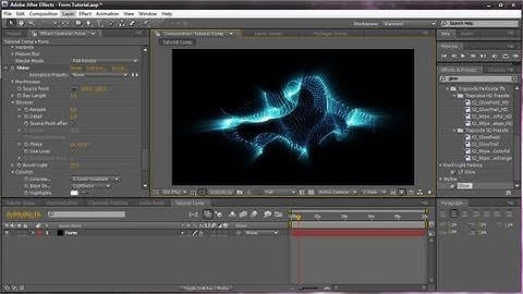 AE: Trapcode Form Basics