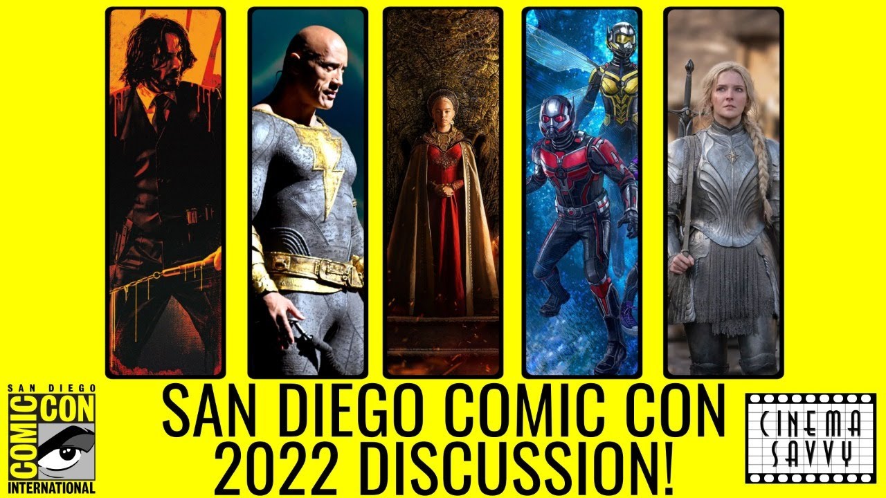 SAN DIEGO COMIC CON 2022 - MAJOR NEWS ROUNDUP! - Cinema Savvy