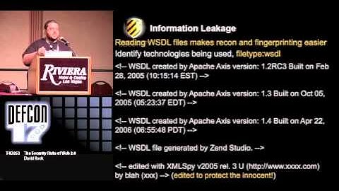 Security Ninja - DEFCON 17 Hacking Part 5 of 5