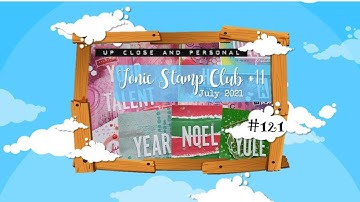 Up Close & Personal #121 - Tonic Stamp Club #11 Patterns and Prints :D