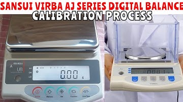 Sansui vibra AJ series Weighing Balance Calibration