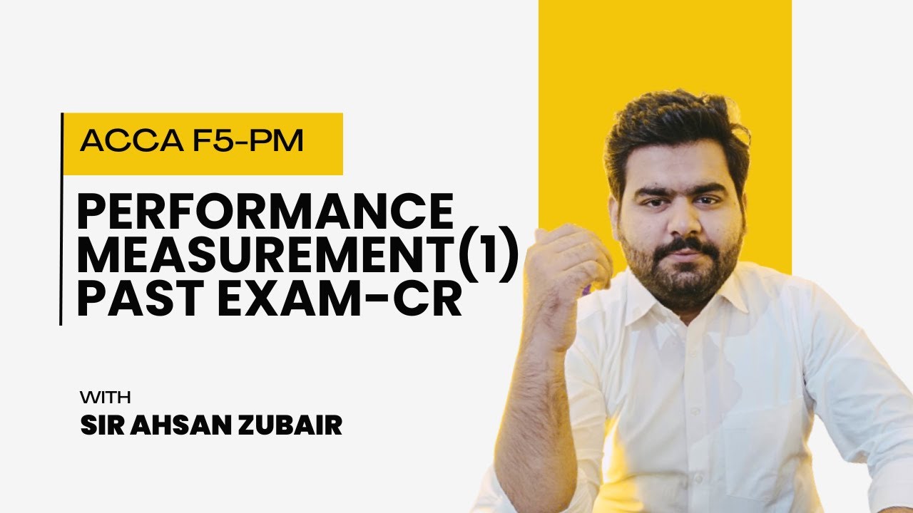 Performance measurement past exam ACCA F5 PM - YouTube