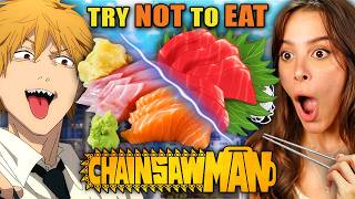 Try Not To Eat  Chainsaw Man (Aki's Curry, Denji's Toast, Kitsune Udon) | People Vs. Food