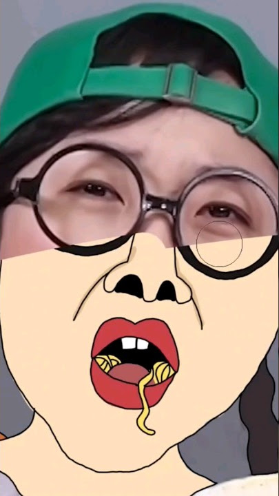 Dona Mukbang Drawing Meme 😂 #shorts #funny #mukbang