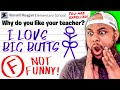 Reacting To FUNNY KID TEST ANSWERS!