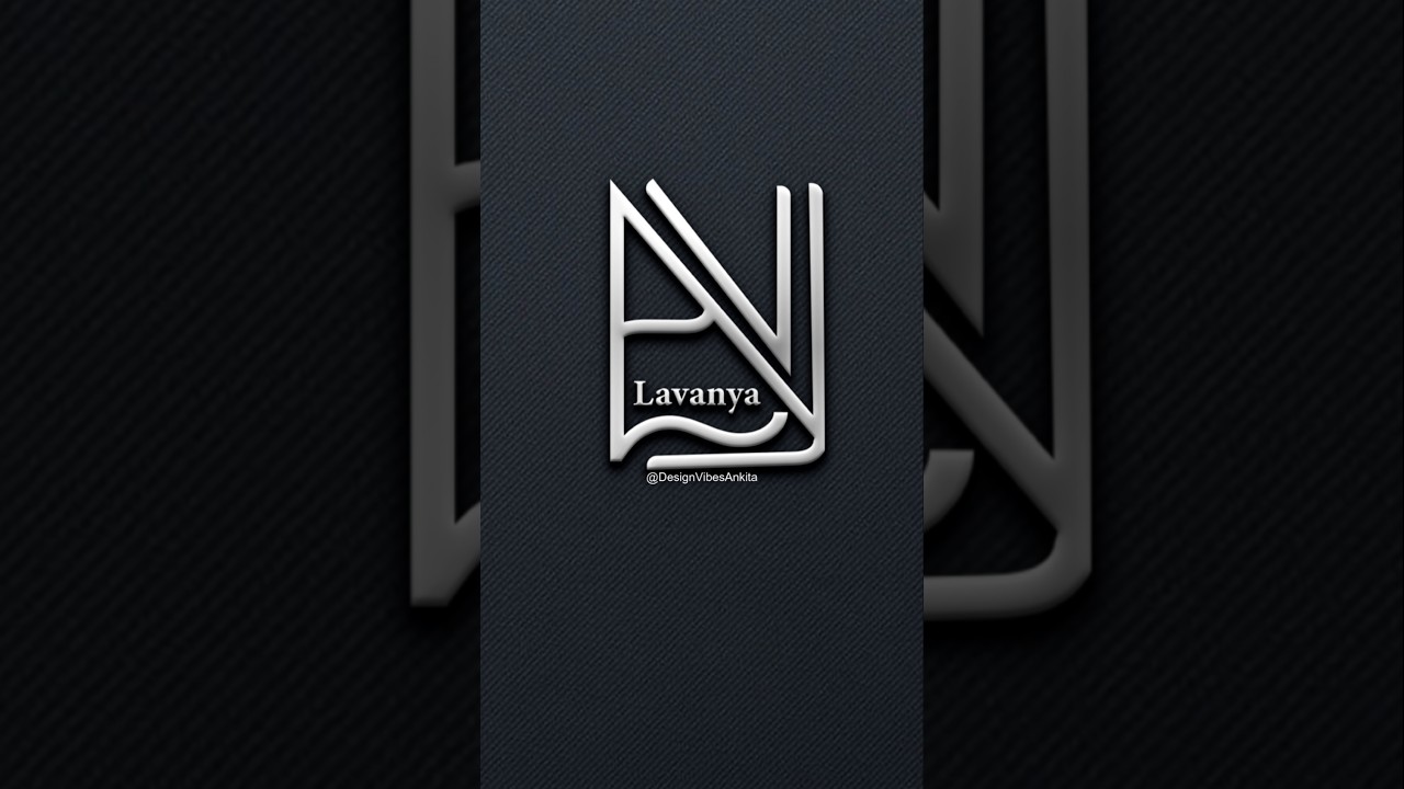 Lavanya Name Logo with ❤️🔥 trending song Nain matakka 