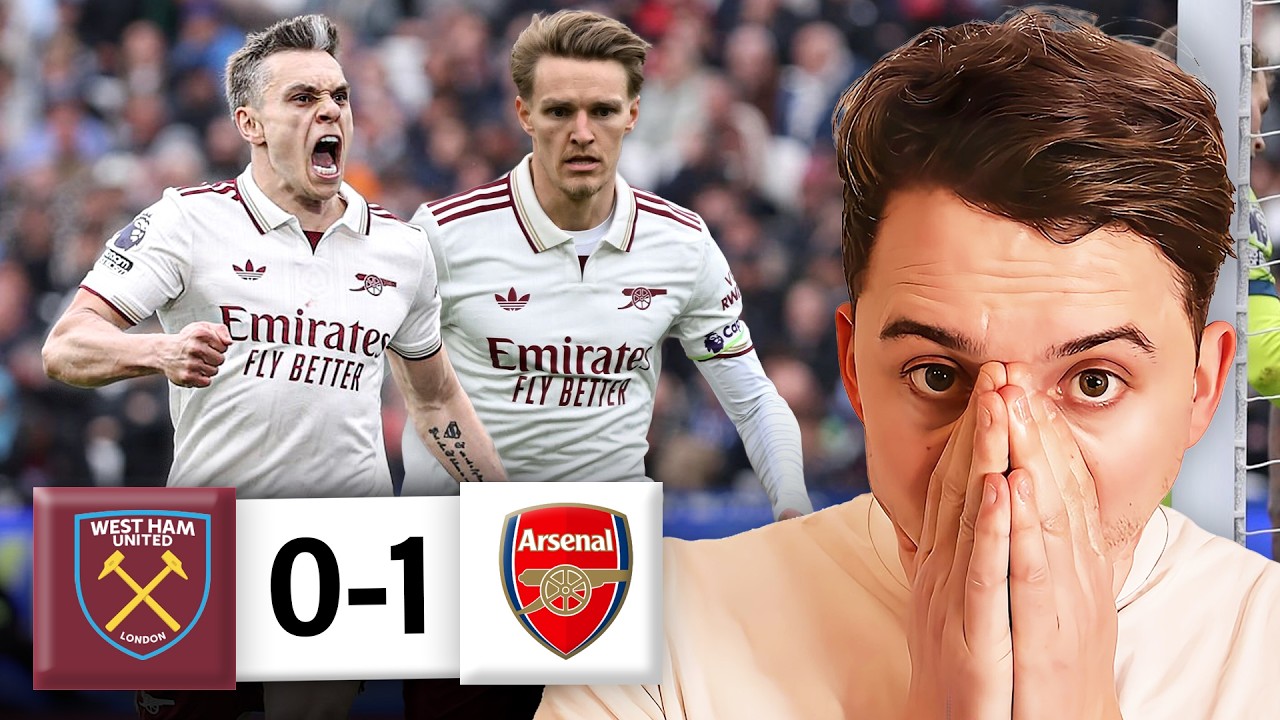 ARSENAL WILL BE CHAMPIONS! David Raya WORLD CLASS! Arsenal 1-0 West ham