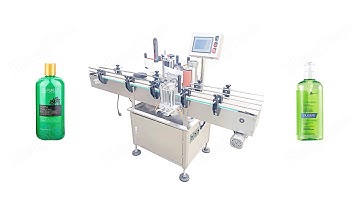 Shampoo Round Botttle Automatic Positioning Type Sticker Labeling Machine