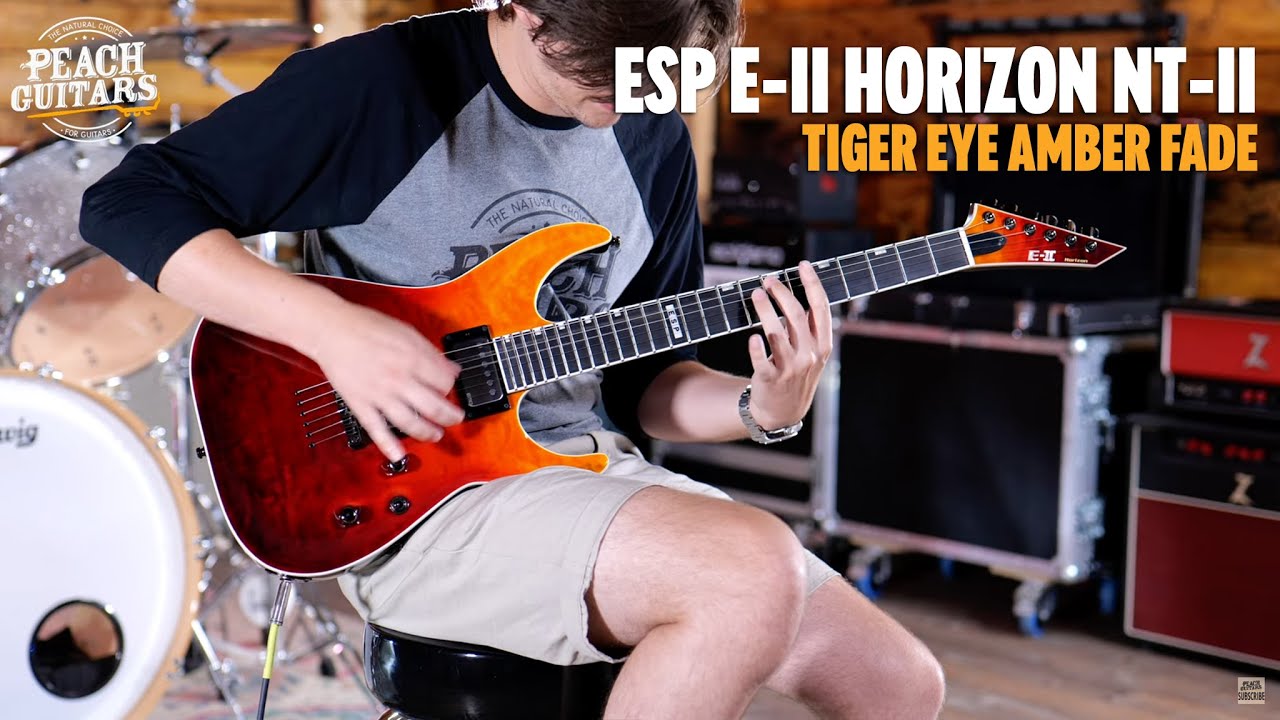 No TalkingJust Tones | ESP E-II Horizon NT-II | Tiger Eye
