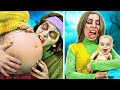 ¡Mi loca familia de zombis! 💀 Graciosos trucos y situaciones de embarazo por La La Vida Emojis