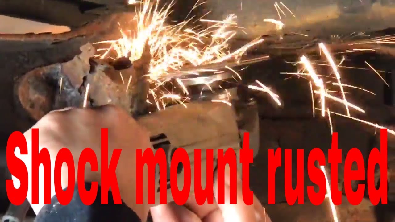 how to replace a shock mount ford ranger - YouTube
