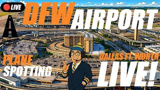 🔴 LIVE NOW: DFW Airport Plane Spotting | Nonstop Aircraft Action | JUNE 22 2026