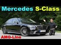 new Mercedes S-Class AMG-Line S500 FULL REVIEW with Autobahn and night driving V223 2022