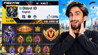 Opening 9 Years Old Free Fire IDs😱 Secret Collection !