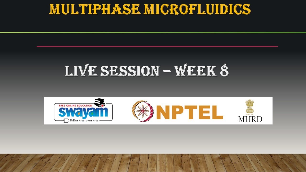 Multiphase Microfluidics 2024 Week 8 Live session 16.03.2024 - YouTube