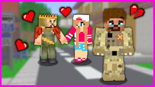 FAKİR ASKER OLDU, SEVGİLİSİ ONU ALDATTI! 😭 - Minecraft ZENGİN FAKİR HAYATI