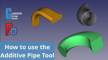 How to use the Additive Pipe Tool in FreeCAD