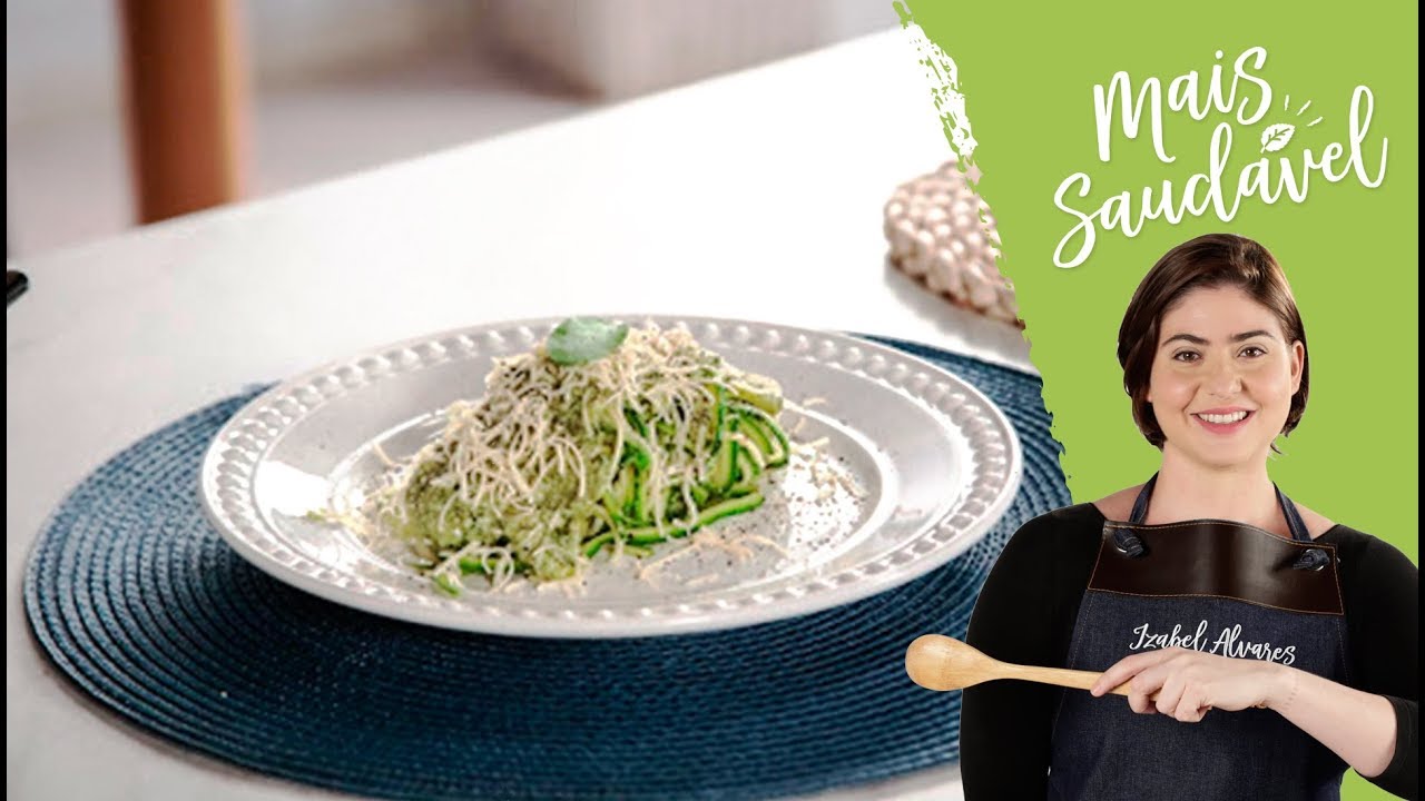 Como fazer MACARRÃO DE ABOBRINHA com Izabel Alvares