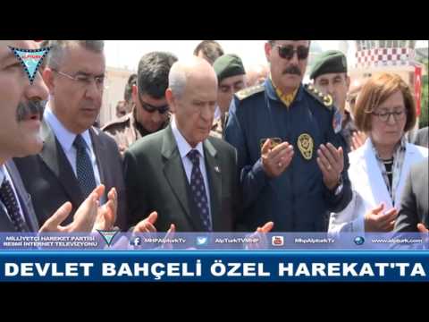 MHP GENEL BAŞKANI DEVLET BAHÇELİ GÖLBAŞI ÖZEL HAREKAT DAİRE BAŞKANLIĞI'NDA