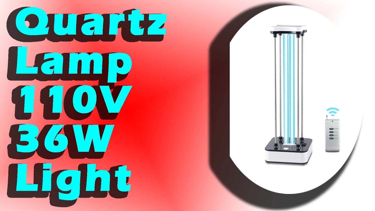 Quartz Lamp 110V 36W Light with 15s Delay Time Remote Control YouTube