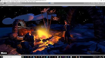 Monkey Island 6 SpeedArt  Melee Island remastered lookout point part 3 Adventure Creator tutorial