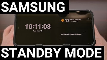 Samsung Galaxy One UI had Standby Mode Years before iOS with Landscape AOD Feature