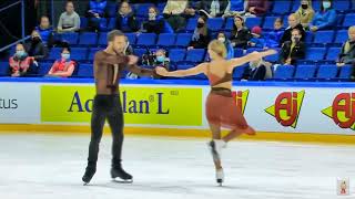 Figure Skating music-swap to DERNIERE DANSE by INDILA. 2021 Finlandia Cup.  Papadakis/Cizeron