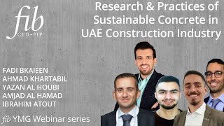 fib YMG webinar | Research & Practises of Sustainable Concrete in UAE Construction Industry