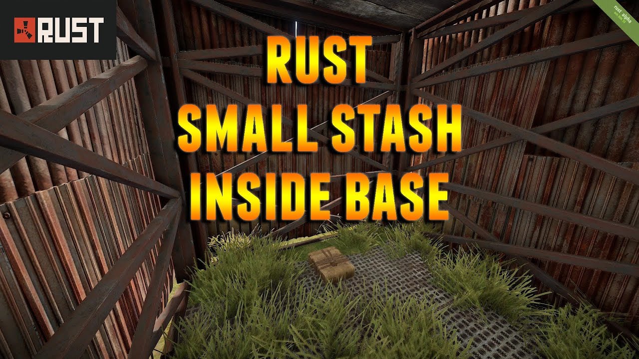 How to place a Small Stash INSIDE your base YouTube