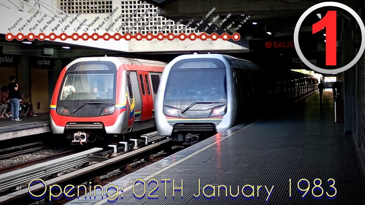 L1🔴 "Propatria-Palo Verde" | Metro Line Tour (2024) Caracas Metro