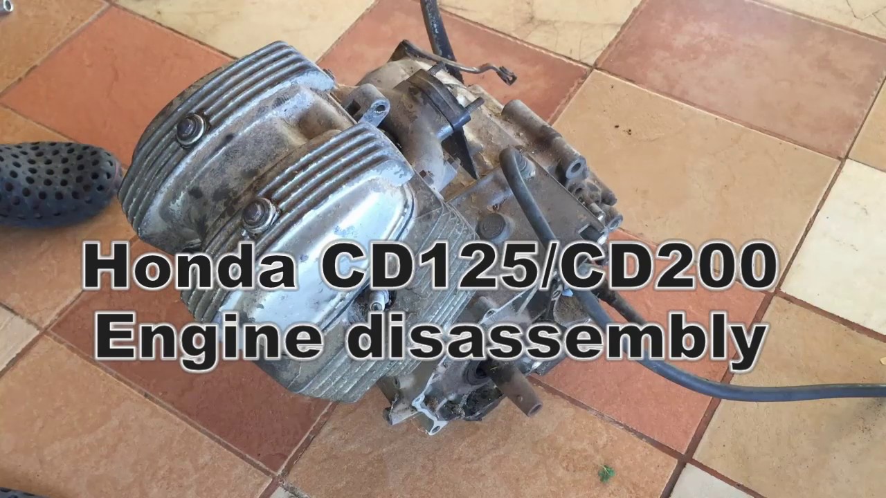 How to Remove Honda CD200 Engine Head 