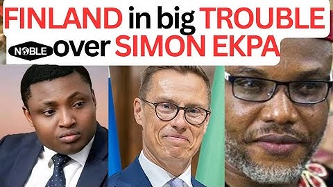 SIMON EKPA freedom from FINLAND finally possible, TINUBU