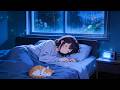 Cozy Bedroom Rain Ambience with Relaxing Piano - Stress Relief, Deep Sleep and Meditation