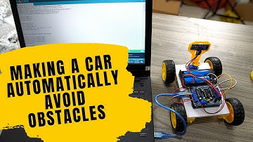 Chế xe tự tránh chướng ngại vật | How to make car automatically avoid obstacles