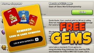 How I Get Free Gems From Supercell ??
